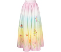 Maxirock mit "Meadow of Joy"-Print