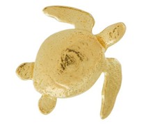 18kt Teeny Tiny Sea Turtle Gelbgoldohrstecker
