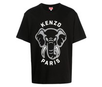 T-Shirt mit Elefanten-Print