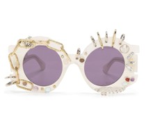 Sonnenbrille mit rundem Gestell