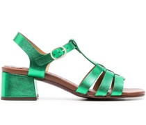 Sandalen in Metallic-Optik 45mm