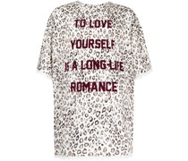 T-Shirt mit Leoparden-Print