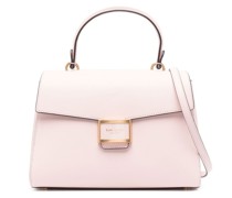 Handtasche mit Logo-Schild