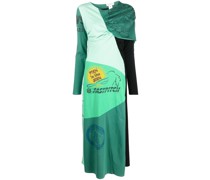 Midikleid mit grafischem Print