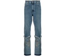 Cowboy Cuff Straight-Leg-Jeans