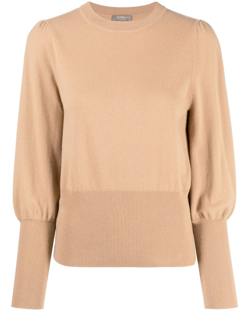 N.Peal Damen Kaschmirpullover mit V-Ausschnitt