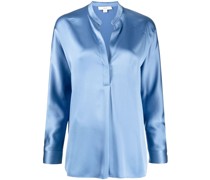 T-Shirt in Satin-Optik