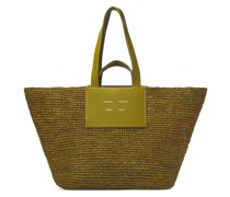 XL Morris raffia tote bag