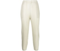 Plissierte Tapered-Hose
