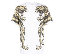 T-Shirt mit Animal-Print
