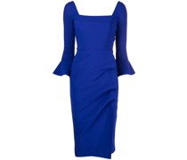 Gerafftes Midikleid