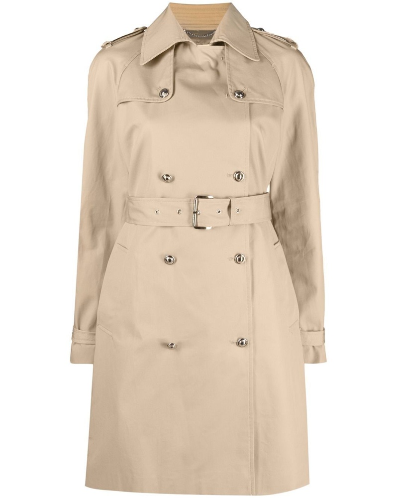 Michael Kors Damen Knielanger Trenchcoat