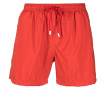 logo-patch swim shorts