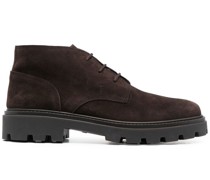 Schnürstiefel aus Wildleder