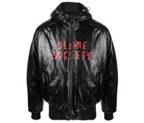 Gefütterte Jacke mit Print