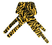 Schal aus Faux Fur im Tigerdesign