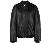 Bomberjacke aus Leder