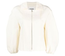 Bikerjacke mit Puffärmeln