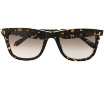 Eckige Alex Sonnenbrille in Schildpattoptik