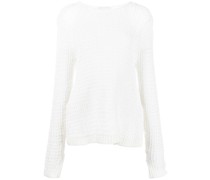 Pullover mit Lochstrickmuster
