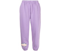 Jogginghose mit Slogan-Patch