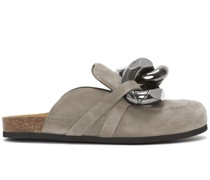 Chain Loafer aus Wildleder