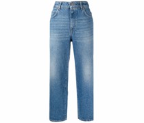 Weite Cropped-Jeans