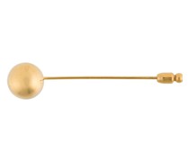 Vergoldete 'Orb' Sterlingsilber-Brosche