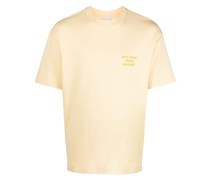 slogan-print cotton T-shirt