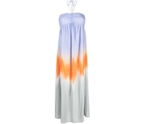 Midikleid mit Batikmuster