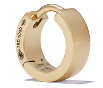 18kt '19/10G Ribbon' Gelbgoldohrring