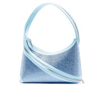 Schultertasche mit Kristallen