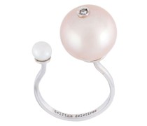 18kt 'Pearl Piercing' Weißgoldring