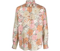 Button-down-Hemd mit Blumenmuster