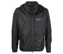 Kapuzenjacke mit Logo-Patch