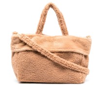Shopper aus Faux Shearling