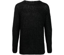 Pullover mit Lochstrickmuster