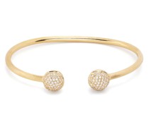 18kt Gelbgoldarmreif mit Diamanten