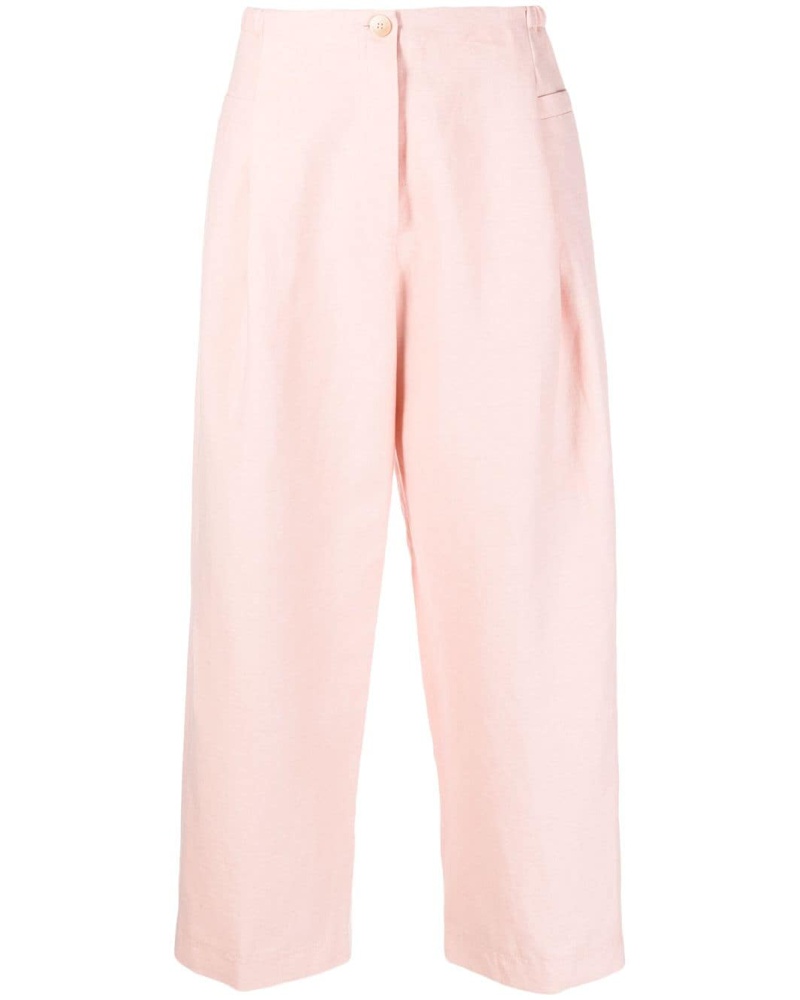BIMBA Y LOLA Damen Cropped-Hose mit Bundfalten