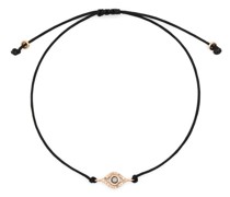 18kt Mini Evil Eye Rotgoldarmband