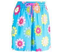 Shorts mit Blumen-Print