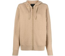Kapuzenjacke mit Jacquardmuster