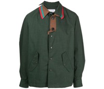 Hemdjacke mit doppeltem Kragen