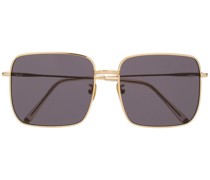 Eckige Oversized-Sonnenbrille