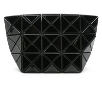 Prism geometric-panelled clutch bag