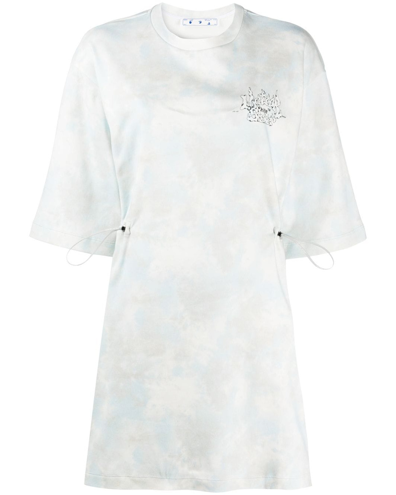 OFF-WHITE Damen 'Meteor Shower' T-Shirtkleid