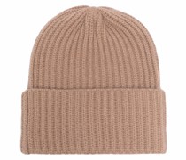 Gerippte Kaschmirbeanie