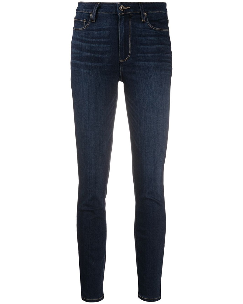 PAIGE Hoxton Ankle Skinny Jeans in Harla