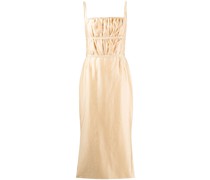 Gerafftes Midikleid