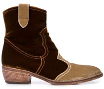 Stiefeletten aus Samt